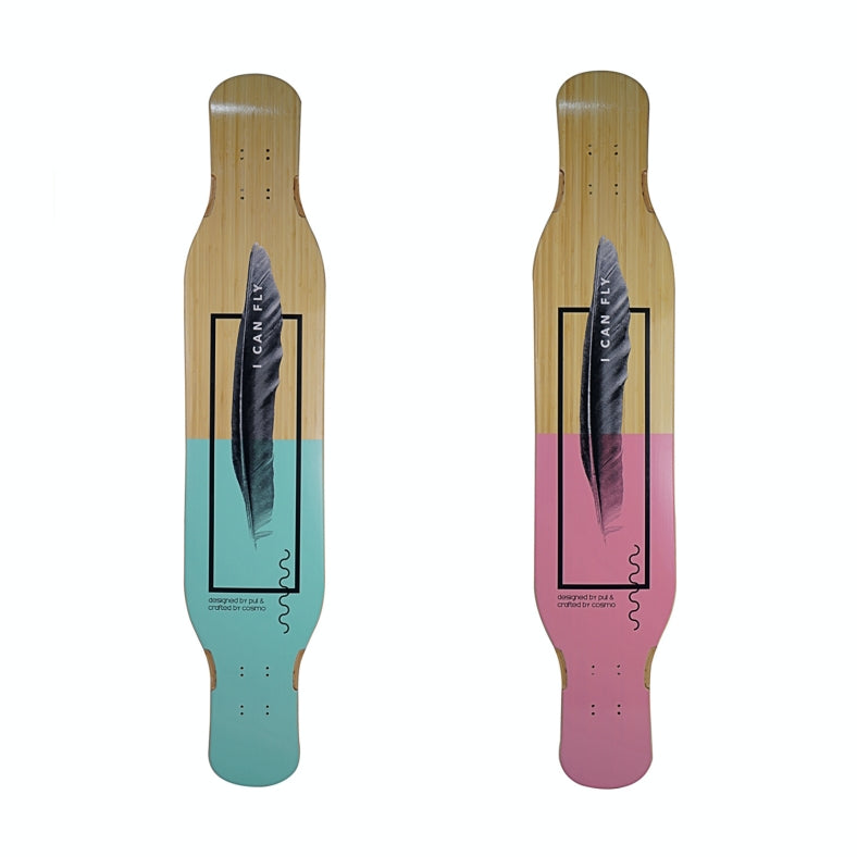 GROOVIE DANCER 46 FEATHER DECK Cosmo Longboard Co.